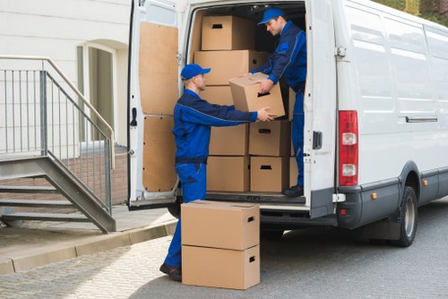 Professional movers organizing a relocation in Switzerland