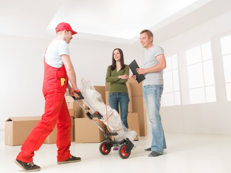 Furniture loading for a chalet or family house move