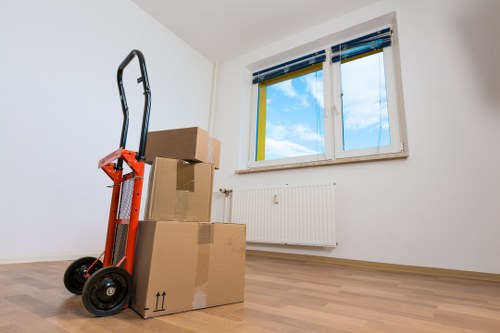 Waste segregation and lawful disposal during a removals operation